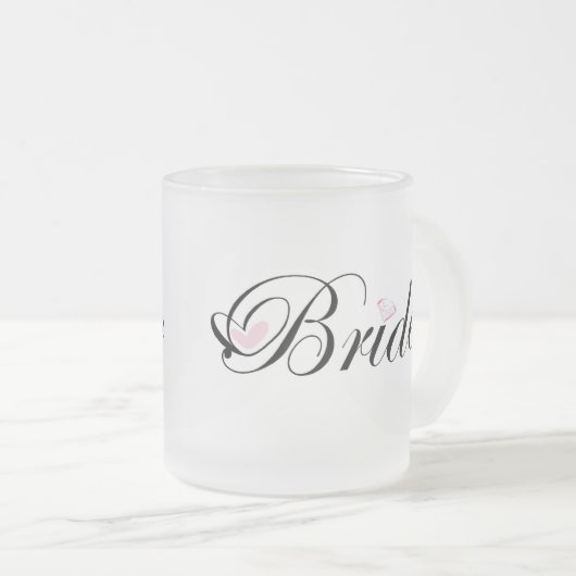 花嫁 フロストグラスマグカップ (正面右)