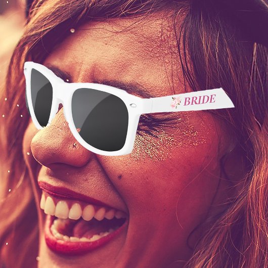 花嫁 フローラル ファン フェイバー プラスチック サングラス