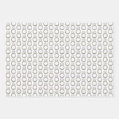 花嫁 ブライズシャワーの贈り物 ダイヤモンドリング 結婚式のドレス ラッピングペーパーシート (正面)