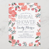 花嫁 |ブライダルシャワー 招待状 (正面/裏面)