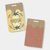 花嫁 ヘン ナイト 妻になる バッジ ラニヤード (正面＆裏面)