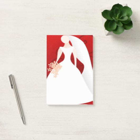 花嫁 ポストイット (オフィス)