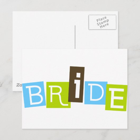 花嫁 ポストカード (正面/裏面)