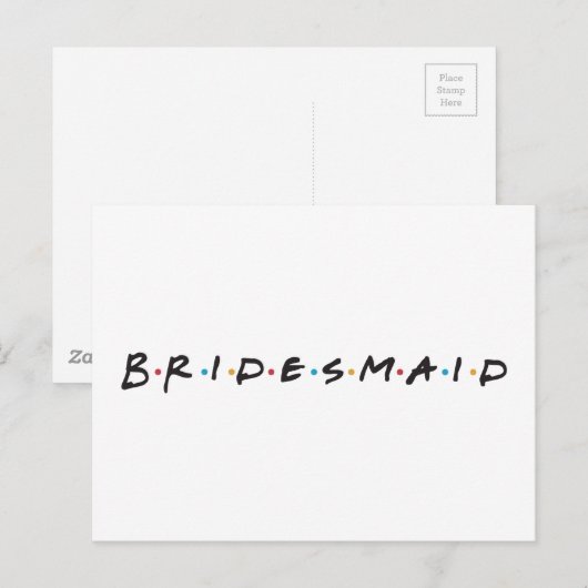 花嫁 ポストカード (正面/裏面)