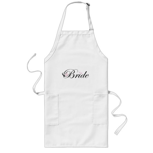 花嫁 ロングエプロン (正面)