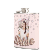 花嫁 ローズゴールド ブラッシュ ダイヤモンド  bachelorette フラスク (左)