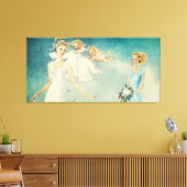 花嫁 ヴィンテージエンジェルウェディングキャンバスプリント キャンバスプリント (インサイチュ (リビング))