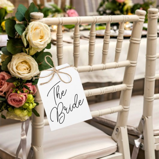 花嫁 予約席 ウェディング 大きなタグ