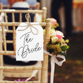 花嫁 予約席 ウェディング 大きなタグ