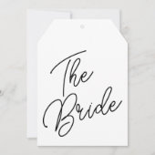 花嫁 予約席 ウェディング 大きなタグ (正面)