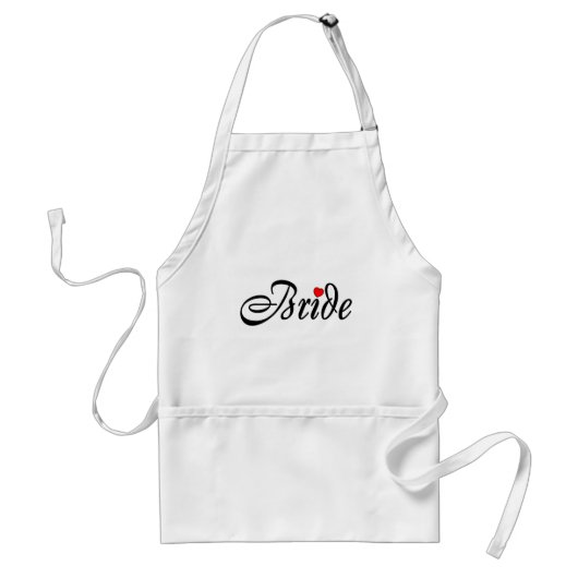 花嫁(原稿赤いHrt) スタンダードエプロン (正面)