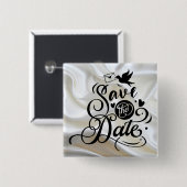 花嫁 – 四角ボタン 缶バッジ (正面&裏面)