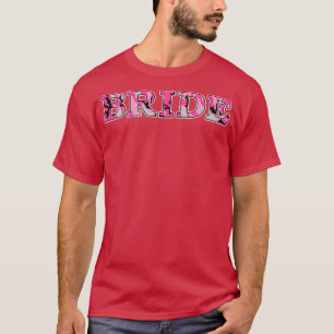 花嫁 国 結婚 迷彩 Tシャツ