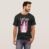 花嫁 夫 - 結婚 Tシャツ (正面フル)