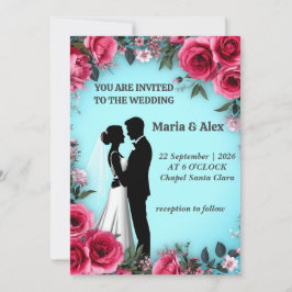 ✨ 花嫁 招待状 結婚 記念 招待状 ✨