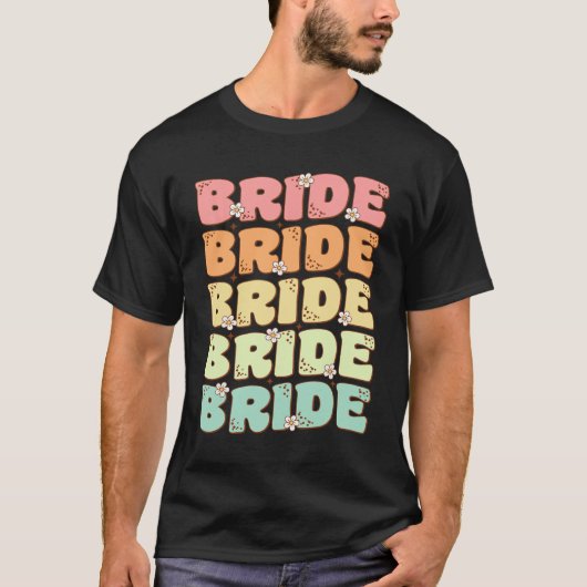 花嫁・未来のMrs・結婚式の仲間・ウェディング・バチェロレッテ Tシャツ (正面)