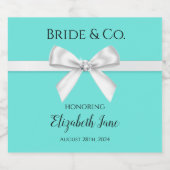 花嫁&株式会社ブライダルシャワーワインボトルラベル スパークリングワインラベル (シングルラベル)