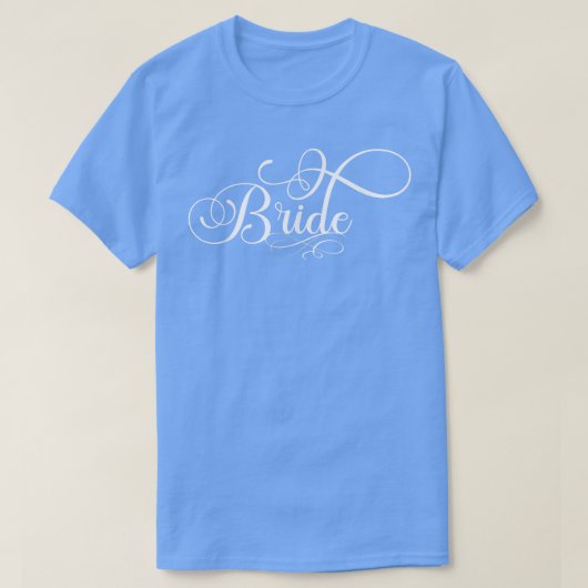 花嫁(結婚式の参加者) Tシャツ (デザイン正面)