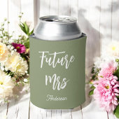 花嫁 緑 白 未来のMrs エレガント 缶クーラー