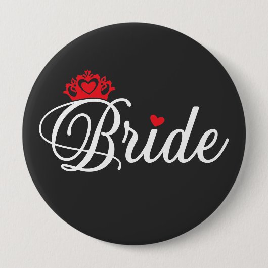 花嫁 缶バッジ (正面)