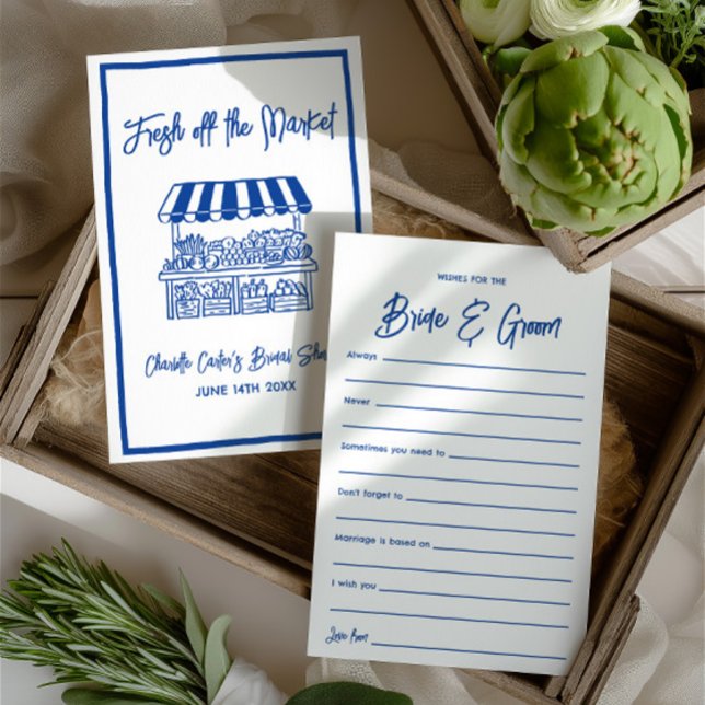 花嫁+花婿への願い ブライダルシャワーゲーム (Wishes For The Bride & Groom Bridal Shower Game)