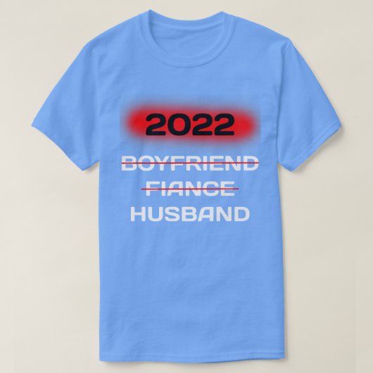 花嫁 & 花婿 カップル 彼氏 婚約者 夫 結婚式 Tシャツ (デザイン正面)