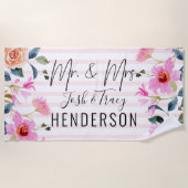 花嫁・花婿 ビーチタオル (正面)