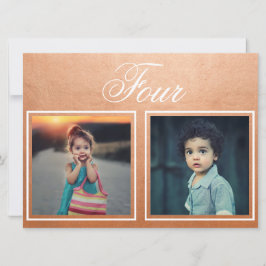 花嫁 花婿 年齢 エレガント ローズゴールド テーブルナンバー