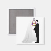 花嫁・花婿・役人 マグネット (正面/裏面)