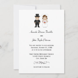 花嫁 & 花婿 - 結婚式招待状 招待状