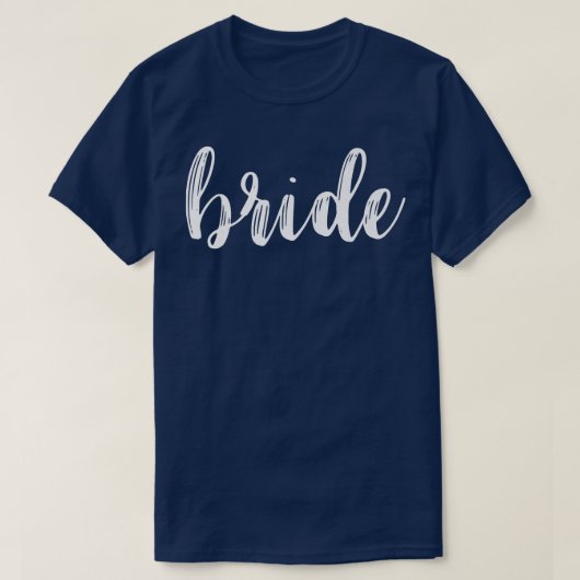 花嫁 , 花嫁と花婿のウェディング用お揃いグッズ Tシャツ (デザイン正面)
