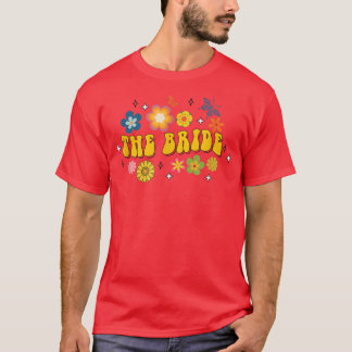 花嫁 花嫁の友達 グルーヴィーな独身最後の夜のパーティー Tシャツ