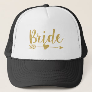花嫁 Bride Bribe Goldenグリッター-プリント キャップ