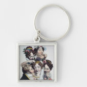 花嫁、c.1820 (litho) キーホルダー (正面)