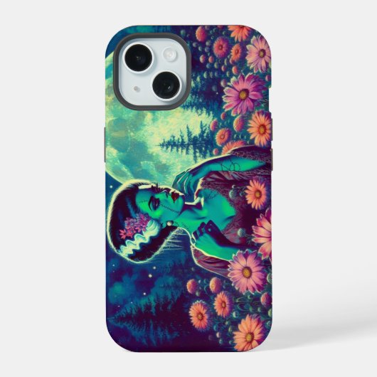 花嫁 iPhone 15ケース (裏面)