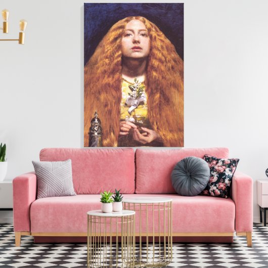 花嫁（John Everett Millais著） キャンバスプリント (インサイチュ (リビング))