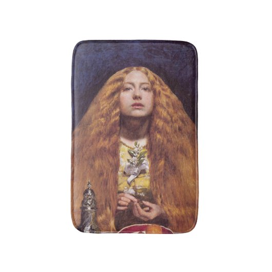 花嫁(John Everett Millais著) バスマット (正面縦)