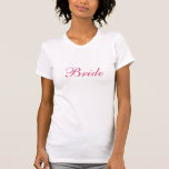 花嫁 Tシャツ<br><div class="desc">花嫁や花嫁になりたいのにぴったりのティー!</div>