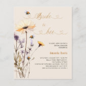 花嫁beeワイルドフラワーベージュ予算ブライダルシャワー (正面)