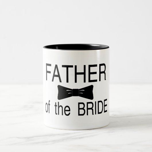 花嫁Bowtieの父 ツートーンマグカップ (中央)
