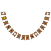 花嫁CO彼女はYesひまわりシャワ素朴ー バンティングフラッグ (全)