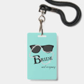 花嫁CO VIPのダイヤモンドのティアラのパーティー バッジ (ストラップ付き表面)