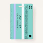 花嫁CO VIPのダイヤモンドのティアラのパーティー バッジ (裏面)