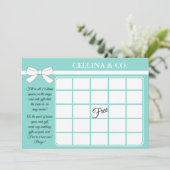 花嫁Glam & Showerきらきら光るパーティービンゴゲームカード (スタンド正面)