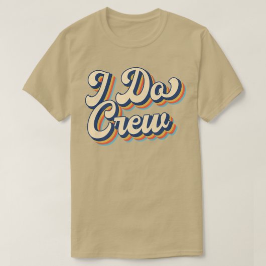 花嫁Iドクルーレトロバチェロレッテ花嫁ブリ Tシャツ (デザイン正面)