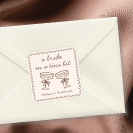 花嫁In A Tini Bit Espresso Martiniバチェロレッテ スクエアシール