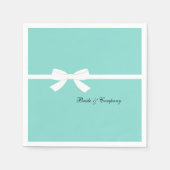 花嫁LIttleブラックドレスシャワーパーティー スタンダードカクテルナプキン (正面)