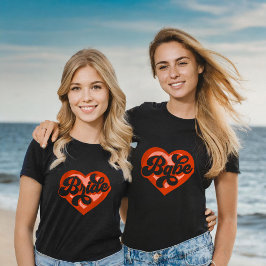 花嫁Tシャツバチェロレッテレトロ花嫁Tシャツ Tシャツ