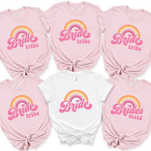 花嫁Tシャツバチェロレッテレトロ花嫁Tee