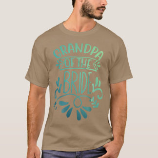 花嫁Teeと結婚披露宴のおじいちゃん Tシャツ